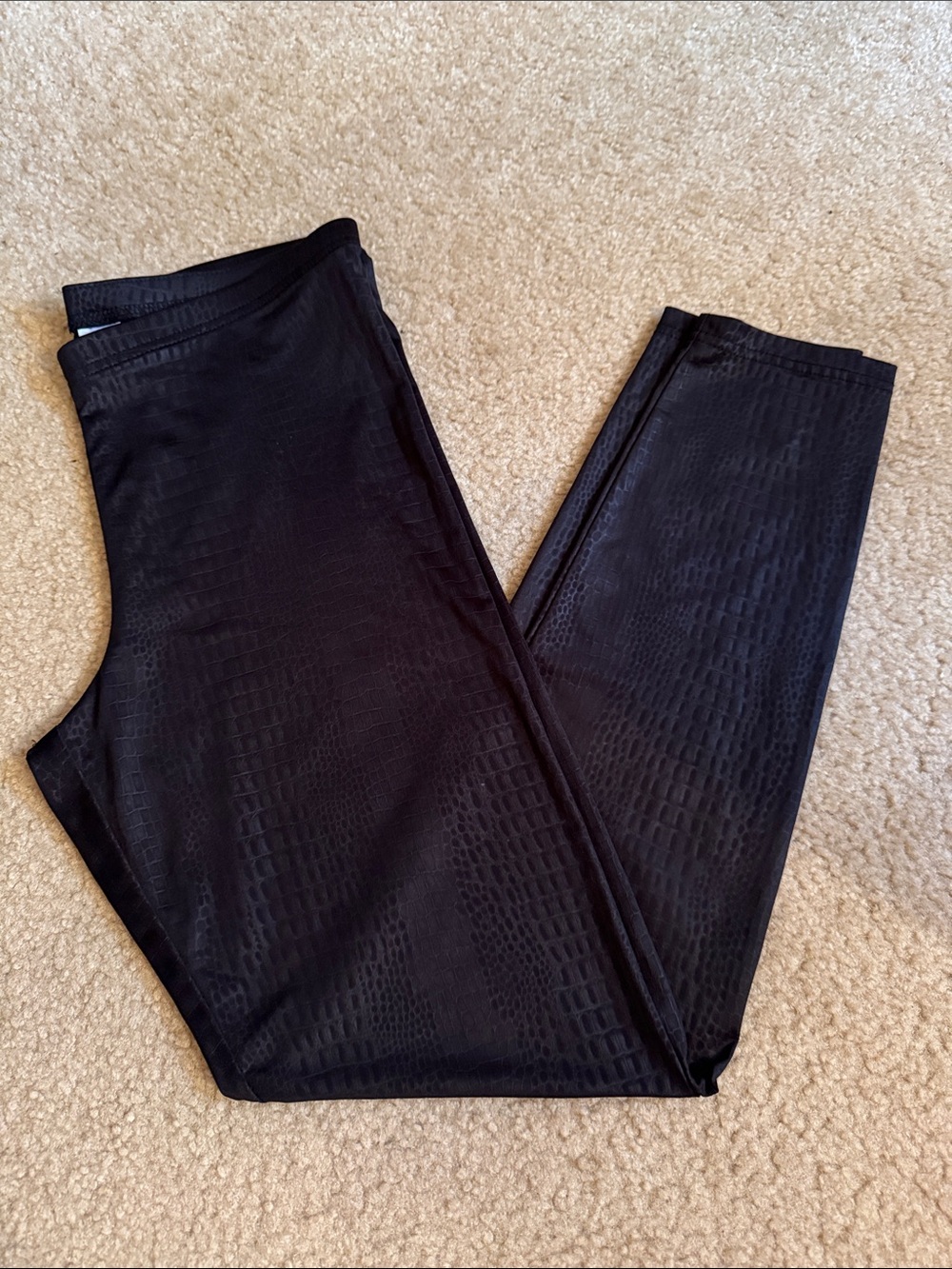 New York & Company Black Animal
Print Leggings - Size Medium